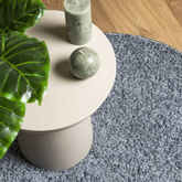 vidaXL Dywan z długim włosiem PAMPLONA, niebieski, Ø 80 cm