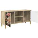 Szafka pod telewizor BORNE 102 x 33 x 50 cm Sonoma