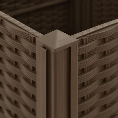 Donica do podniesionej rabaty, 160x40x38 cm, polipropylen