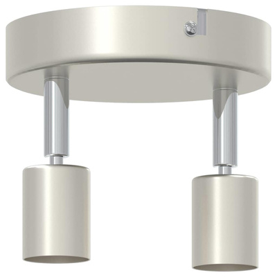 Reflektor sufitowy Z reflektorami Nikiel 12 x 8 cm Stal