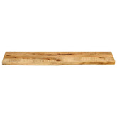 Blat stołu, 100x40x2,5 cm, naturalna krawędź, drewno mango