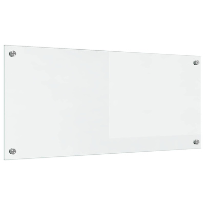 Panel kuchenny przezroczysty 90 x 40 cm szkło hartowane