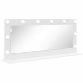 Lustro toaletowe Prostokątny Z lustrem Biały 100 x 45 x 18 cm
