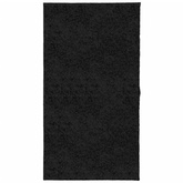 vidaXL Dywan z długim włosiem PAMPLONA, czarny, 80x150 cm
