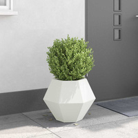 Donica Biały 50 x 50 x 40 cm Stal