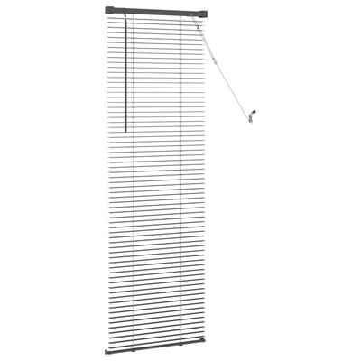 Żaluzja wenecka Srebrnoszary 150 x 60 cm 25 mm PVC