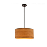 Legno lampa wisząca 30 1x40w e27 Abażur orzechowy