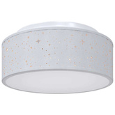 Lampa Sufitowa Z reflektorami Szary 30 x 30 x 13,5 cm tkanina