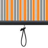 vidaXL Roleta zewnętrzna, 80x250 cm, żółto-niebieska
