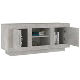 vidaXL Szafka pod TV, szarość betonu, 102x35x45 cm