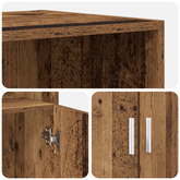 Highboard Stare drewno 70 x 42,5 x 185 cm Drewno inżynieryjne