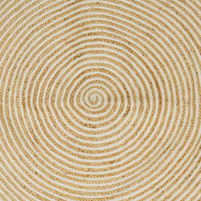 Dywany pokojowe Biały 200 x 200 cm Juta