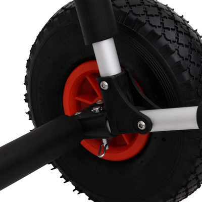 Wózek SUP na 2 deski surfingowe, składany, 90 kg, aluminiowy