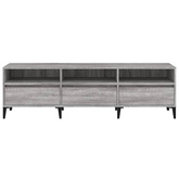 vidaXL Szafka pod TV, szary dąb sonoma, 150x30x44,5 cm wariant 8