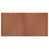 vidaXL Dywan prostokątny, brązowy, 100x200 cm, bambusowy