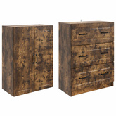 Zestaw szafek 2 szt. 66 x 34,5 x 87 cm Drewno inżynieryjne