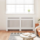 Osłona na kaloryfer, biała, MDF, 172 cm
