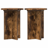 Stojak na rośliny 2 pcs Dąb wędzony ?29,5 x 40 cm