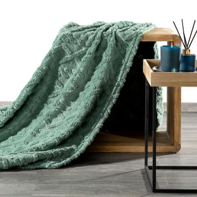 Koc Warkocz miętowy 200x220