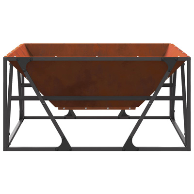 Kominek Brązowy 80 x 80 x 40 cm