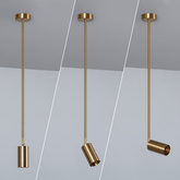 Lampa Wisząca Złota 80cm GU10 Spot Abruzzo Fin