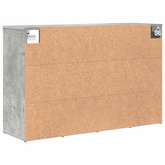 Szafka na buty z półką Betonowy szary 103 x 30 x 67 cm