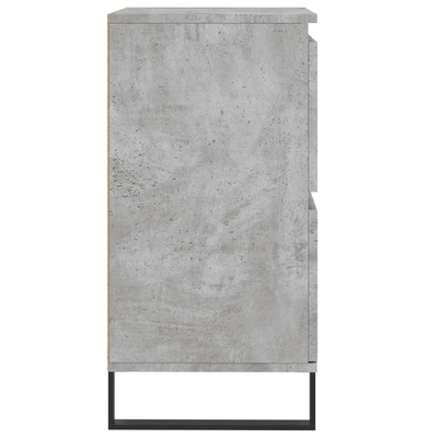 Komoda, szarość betonu, 60x35x70 cm, materiał drewnopochodny vidaXL