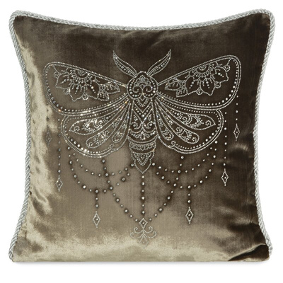 Poduszka Royal ciemnobeżowa 45x45