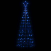 vidaXL Choinka z lampek, z kołkami, 220 kolorowych LED, 180 cm