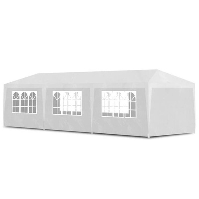 vidaXL Namiot imprezowy, 3 x 9 m, biały