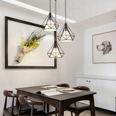 Lampa wisząca Diament Abigali Diamond III