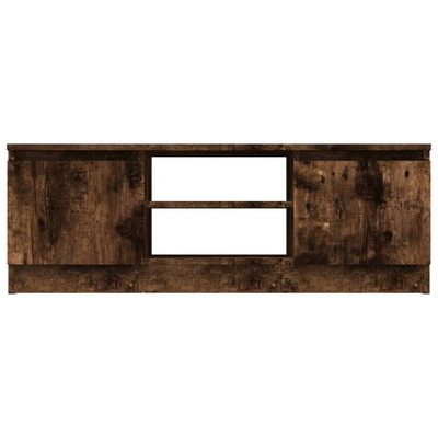 vidaXL Szafka pod TV, z drzwiczkami, przydymiony dąb, 102x30x36 cm