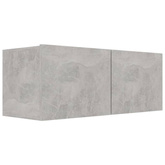 vidaXL Szafka pod TV, szarość betonu, 80x30x30 cm
