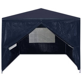 vidaXL Namiot imprezowy, 3 x 3 m, niebieski