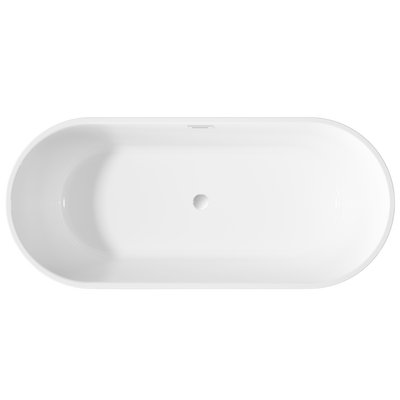 Wanna wolnostojąca 170 cm limnos z syfonem chrom AN-00-110-KPL Invena