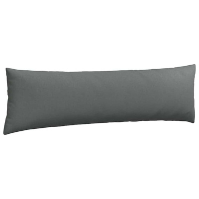 Poduszki na sofę 2 pcs Ciemnoszary 145 x 40 cm tkanina