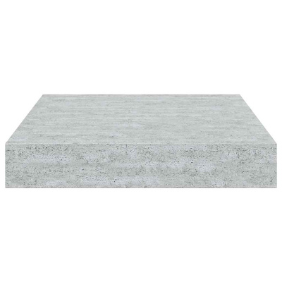 vidaXL Półki ścienne, 2 szt., szarość betonu, 23 x 23,5 x 3,8 cm, MDF