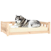 Legowisko dla psa, 105,5x75,5x28 cm, drewno sosnowe vidaXL