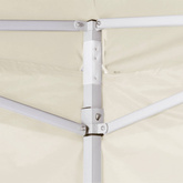 Namiot Imprezowy Kremowy 291 x 291 x 315 cm Materiał Oxford