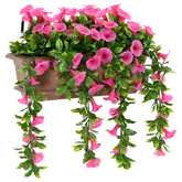 Sztuczne Kwiaty Purpurowy czerwony 55 x 20 x 55 cm PE i stal