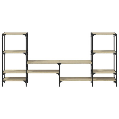 vidaXL Szafka pod TV, dąb sonoma, 206,5x28,5x95 cm