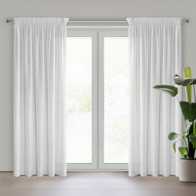 Zasłona Agis biała 140x270