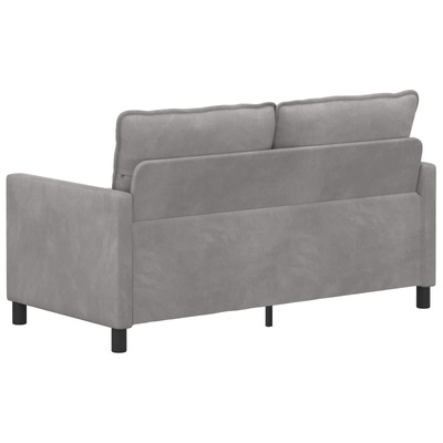 Sofa jasnoszary 156 x 81 x 87,5 cm Welur