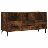 vidaXL Szafka pod TV, przydymiony dąb, 102x36x50 cm