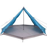 vidaXL Namiot rodzinny tipi, 8-os., niebieski, wodoszczelny model standard