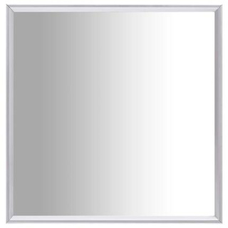 vidaXL Lustro, srebrne, 40x40 cm