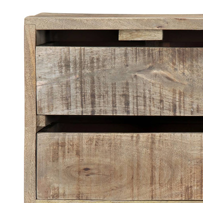 vidaXL Komoda, 140 x 30 x 60 cm, lite drewno mango
