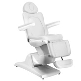 Fotel kosmetyczny elektr. Azzurro 870 3 siln. biały 109081
