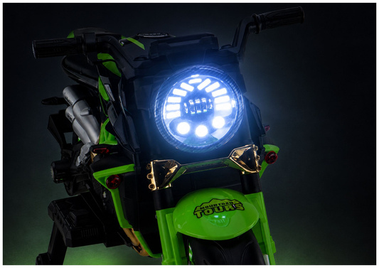 Motor Na Akumulator HC8051 Dla Dzieci Czarny Ścigacz Światła Led Dźwięki