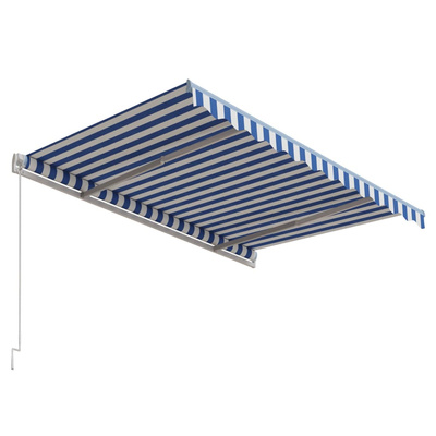 Automatycznie zwijana markiza, 300 x 250 cm, niebiesko-biała